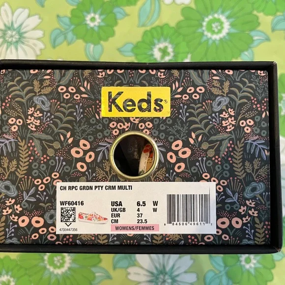 NWT Keds x Rifle Paper Co Champion Garden Party - Picture 6 of 7